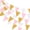 Pink White Gold, variant on Triangle Flag Bunting Banner, 3 Pack Vintage Style Pennant Banner for Wedding, Baby Shower, Event & Party Supplies 45pcs Flags (Navy Blue Gold Beige)
