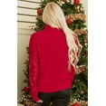 thumbnail image 3 of Redhotype Sparkling Sequin Turtleneck - Festive Glam Sweater, 3 of 8