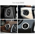 thumbnail image 3 of justharion High Quality ABS Car Engine Start Stop Switch Button Replace Cover for BMW E60 E70 E71 E90 E92, 3 of 7