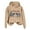 Khaki, variant on Donk The Halls Christmas Hoodies for Women 2025 Long Sleeve Donkey Graphic Hooded Sweatshirt Pullover Tops