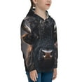 thumbnail image 3 of Easygdp Majestic Black Yak Boys Hoodie Kids Sweatshirt Youth Pullover With Hood-Small, 3 of 6