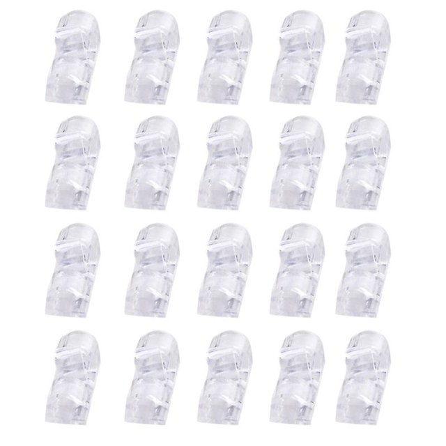 20pcs Self-adhesive Network Charge Cable Clip Wire Organizer Fixer Holder Clamp zhangyuxiang LED