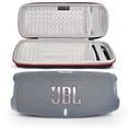 thumbnail image 1 of JBL Charge 5 Paquete de altavoz Bluetooth inalámbrico portátil a prueba de agua con estuche protector portátil rígido Boomph - Gris, 1 of 5