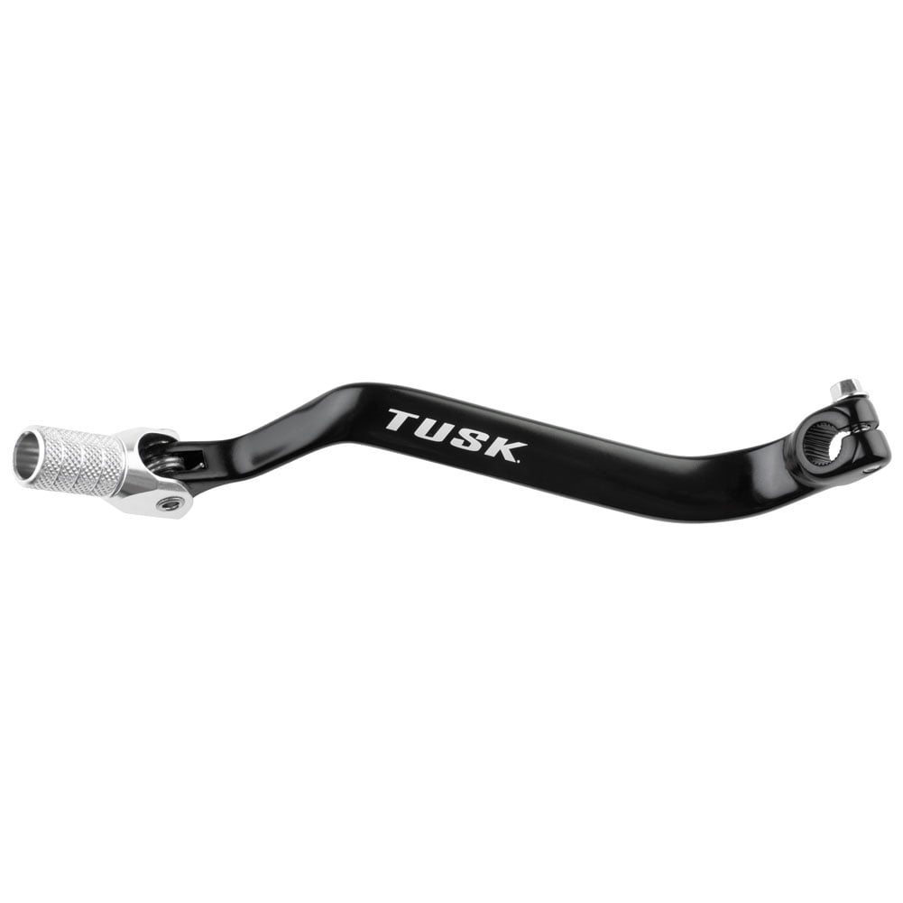 Tusk Shift Shifter Lever Black with Silver Tip Folding NEW Replacement Aluminum 