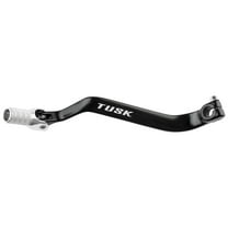 Tusk Folding Shift Lever Black/Silver Tip For Kawasaki KLR650 Adventure ABS 2022-2025
