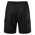 thumbnail image 5 of Caqnni Mens Loose-fit Casual Work Shorts Travel Casual Shorts Drawstring Shorts with Multi Pockets Summer Beach Jogging Leisure Gym M-2XL (Black,L), 5 of 6