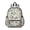 Excavator and Road White Pattern, variant on Excavator and Road White Pattern Cute School Backpack with Padded Back and Adjustable Shoulder Straps 13.4"x11"x4.7"