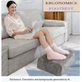 thumbnail image 3 of Reposapiés ergonómico de espuma viscoelástica COMFelicify, gris oscuro, 3 of 6