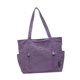 thumbnail image 3 of Bolso Tote Ligero de Lona, ​​bolso de Hombro, Bolso de Mano de Gran Capacidad con Bolsillo Exterior, Asas Y Correa de Hombro con Cremallera, Multifunc Violeta, 3 of 7