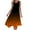 Orange, variant on Xunlbb Holiday Dresses for Women 2025 Women's Casual Summer Dress Sleeveless Sundress Hankerchief Hem Maxi Tank Dresses Beach Dress With Pockets Size S-2XL