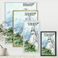 thumbnail image 4 of Designart 'The Clouds Over Mountain Top' Traditional Framed Canvas Wall Art Print, 4 of 5