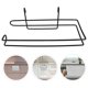 thumbnail image 3 of Toallero de papel colgante, estante de alambre, accesorio para dormitorio, lavandería, estufa, cocina, artículos de cocina negros, 3 of 7