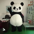 thumbnail image 5 of Disfraz de mascota panda chino de peluche bonito para celebración de fiestas de festivales de 2024, divertido conjunto de disfraz de cosplay para adultos que caminan con panda, 5 of 5