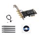 thumbnail image 1 of Adaptador Inalámbrico PCIE Hackintosh BCM94360CD de 1750 Mbps, Banda Dual 2,4 G/5 GHz, Bluetooth 4.0, Compatible con Airdrop Handoff, 1 of 10