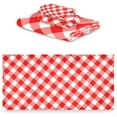 thumbnail image 2 of SKYSONIC 3 Pack Towel Red Gingham Cotton Bath Towel Set (1 Bath Towel, 1 Hand Towel, 1 Washcloth) for Bathroom, Super Soft and Quick Dry Towels, 2 of 7