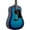Blue Burst, variant on Mitchell Launch D75S Starter Dreadnought Acoustic Guitar - Natural