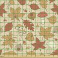 thumbnail image 2 of Ambesonne Autumn Fabric by the Yard Upholstery, Fall Forest Along Leaves, 5 Yards, Pale Peach and Dark Salmon, 2 of 5
