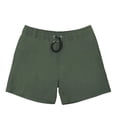 thumbnail image 2 of Christmas Gift Men's Swimwear Men's Swim Trunks Ndbuld Men Fashion Casual Solid Drawstring Elastic With Pockets Beach Shorts Army Green S, 2 of 5