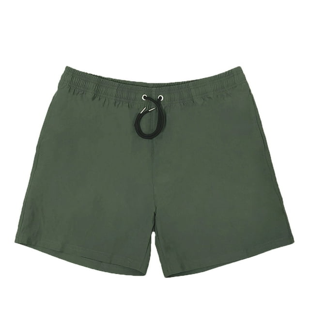 Birdeem Mens Shorts Men Fashion Casual Solid Drawstring Elastic with Pockets Beach Shorts