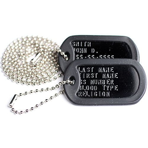 military dog tag silencers walmart