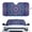 Blue Mandala, variant on XYZCANDO Blue Mandala Car Windshield Sunshades UV Ray & Heat Block Windshields Shades Foldable Windshield Sunshade Sun Visor Blocks UV Rays Universal Fit for Cars,Sedans SUVs