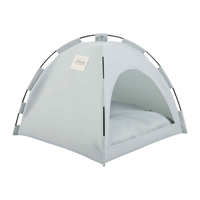 Wmhnj Tienda de campaña plegable y porttil para mascotas, jaula transpirable de polister para exteriores con cojn extrable para perros pequeños. Ideal para viajes de verano.