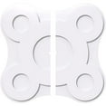 thumbnail image 1 of Ekena Millwork CMP36LA2-01000 36 in. OD x 1 in. ID Carré Luna Architecture Grade Médaillon de Plafond Contemporain PVC - 2 Pièces, 1 of 1