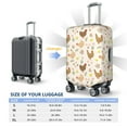thumbnail image 6 of Balery Luggage Cover Chicken Family Print Suitcase Covers for Luggage Elastic Washable Suitcase Protector Fits 18-32 Inch Luggage-, 6 of 9