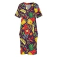 thumbnail image 3 of ¡Picante! Vestido holgado con bolsillos, tendencia de ropa para mujer 2025, vestido de noche, mono de verano para mujer., 3 of 6