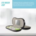 thumbnail image 4 of EeaseMX Estuche 2 en 1 para gafas y lentes de sol, de doble capa, portátil, para miopía, para viajes en casa (negro), 4 of 8