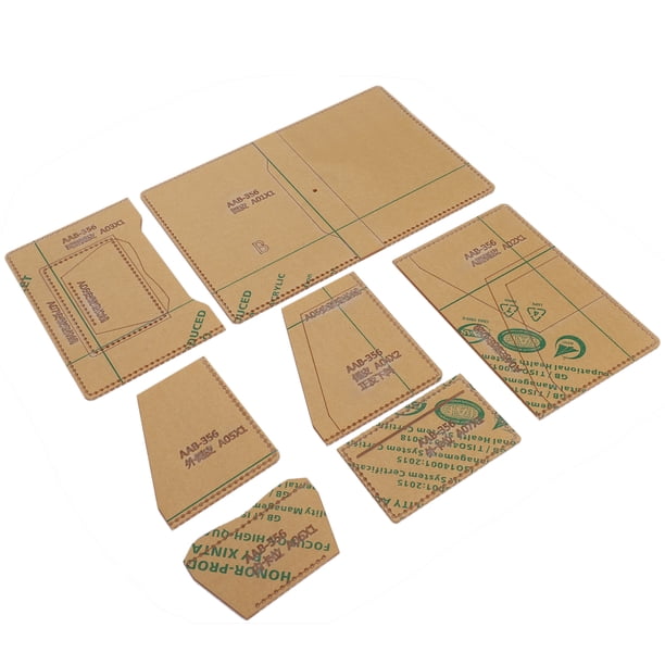 Acrylic Wallet Sewing Pattern StencilAcrylic Wallet Pattern Stencil ...