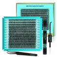 thumbnail image 1 of Kit de extensión de pestañas AMZGIRL Lash Clusters D Curl, 1 of 7