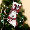 thumbnail image 5 of GCVIZUSO Christmas Decorations Indoor Clearance! Christmas Tree Hanging Ornaments,Knitted Christmas Stockings,Red Gift Bags Ideal For Christmas Tree Hanging Decoration, 5 of 7
