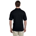 thumbnail image 2 of The Gildan Adult 6 oz, 50/50 Jersey Polo Shirt - BLACK - 2XL, 2 of 2