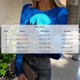 thumbnail image 3 of Akmaiox Halloween Long Sleeve Shirt for Women, Printed Crew Neck Slim Fitted Pullover Going Out Tops, Soft Knitted Holiday Base Layer Blouses, 3 of 6