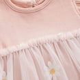 thumbnail image 4 of Baby Girl Daisy Romper Dress – Breathable Cotton  Ruffle Sleeves, 4 of 10