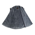 thumbnail image 5 of Dream Apparel Men's Biker Cuttoff Vest Denim/Cotton Shirt with Vintage and Frayed Sleeveless Look 2 Front Pockets, 5 of 5