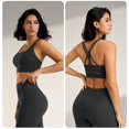 thumbnail image 5 of Womens Bras Sports Fitness Bra Yoga Running Bra Dry Wicking Bra Sport Bras for Women DarkBlue S, 5 of 5