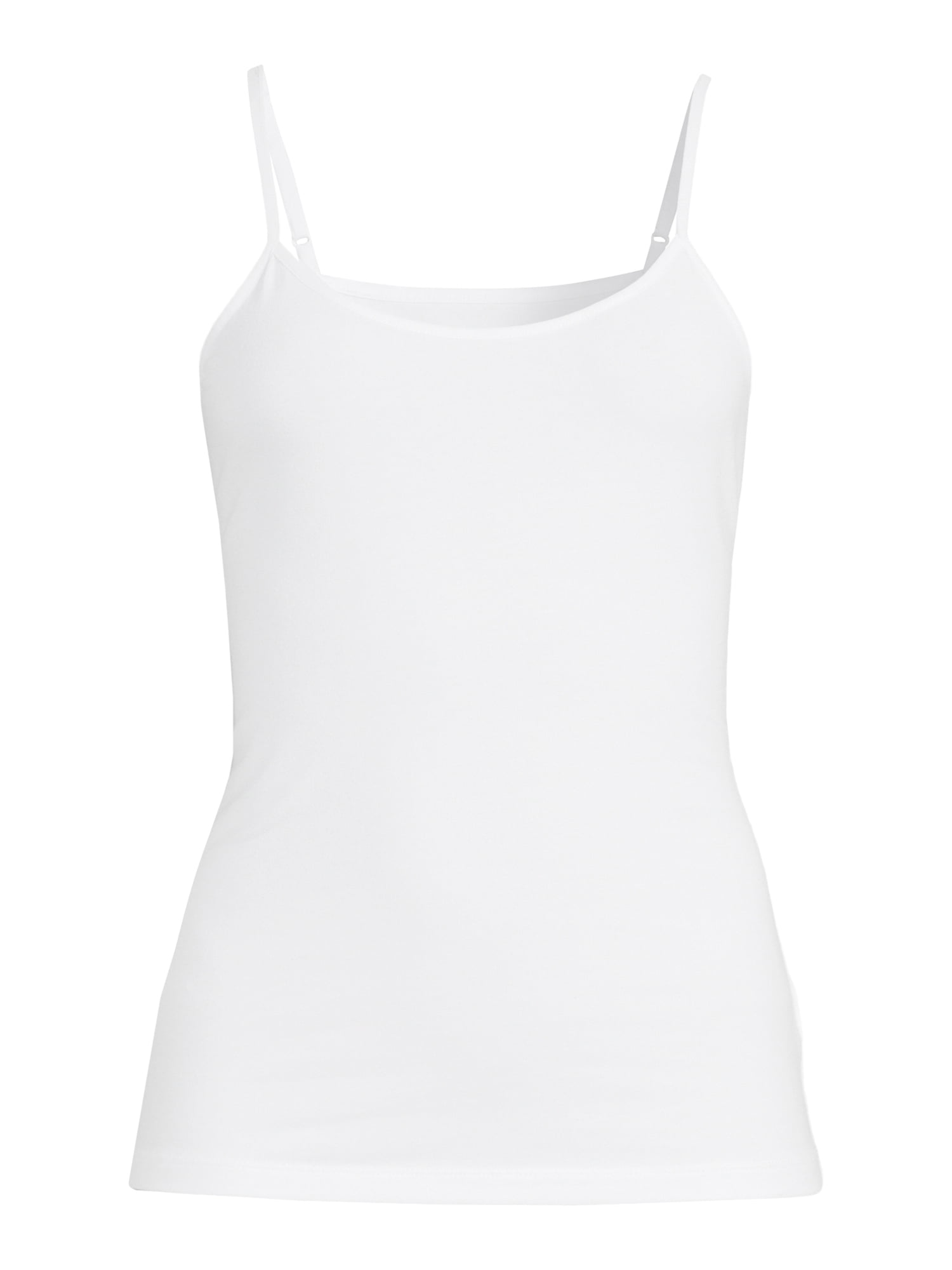 Time and Tru Women's Cami with Adjustable Straps, Sizes XS-XXXL