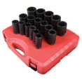 thumbnail image 1 of Sunex Tools 4686 0.75 Pouce Entraînement 17 Pcs Prise à Impact Profond, 1 of 5