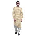 thumbnail image 1 of Atasi Kurta Décontractée Imprimée à Col Mandarin Chemise Ethnique Longue Kurta Asymétrique, 1 of 6