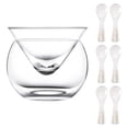 thumbnail image 1 of Juego de enfriador de caviar, plato para servir, juego de servir caviar con soporte para hielo para aperitivos, helados, cócteles, para, 1 of 9