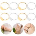 thumbnail image 5 of 80 Uds. Bases de anillo DIY anillo de dedo creativo Base anillo encontrar accesorios DIY, 5 of 5