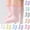 Pink, variant on Spazoro Toddler Girls 100% Cotton Mid‑Calf Socks, Solid Color Stretchy Breathable Lightweight Scalloped Cuff Anti‑Slip Daily Wear Sock Packs Pink