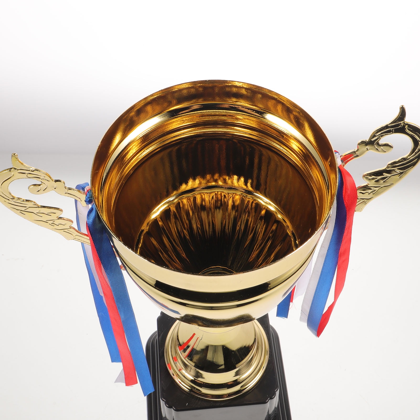 COSMOBETTY Trophy Cup Plastic Black Award For School Tournaments 1Pcs