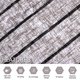 thumbnail image 5 of 3pcs Stripe Bedspread Set Coverlet Bed Sets Lightweight and Comfortable for All-Season 98"x106" with 2 Piece Pillow Shams King Gray Unique Bargains Juego de Falda de Cama, 5 of 6