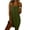 Army Green, variant on Yievot Women's Sleepwear Nightgown Spaghetti Strap Sleep Dress Sleeveless Nightshirt Soft Loungewear