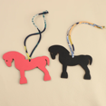 thumbnail image 3 of Charm de caballo Petit H Hermy de piel de Togo y piel de Epsom hecho a mano, Charm de bolso de piel, El mejor charm de cuero para bolso de marca, 3 of 4