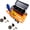 Black (Storage Box), variant on Pesca Innovations Kayak Tool & Tackle Holder, Removable Storage Box Black Tool Holder, Black Storage Box