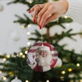 thumbnail image 5 of Red Santa Claus Stripes Red Christmas Tree Ornaments Xmas Holiday Decor 2025 Christmas Ornaments Hanging Ornaments for Christmas Tree Decoration Xmas Day Home Party Decorations, 5 of 8